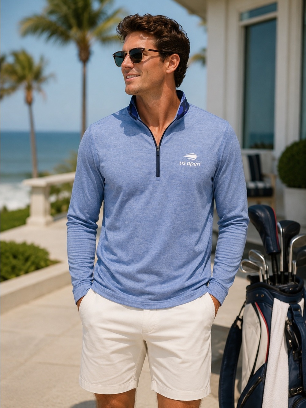 US Open Blue Men's Sweatshirt